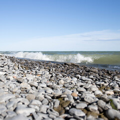Rocky Shore line of Lake Ontario