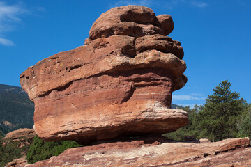 Rock formations from the Garden of the Gods