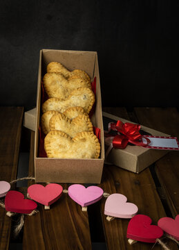 Empanadas Con Forma De Corazón Amor Y Amistad