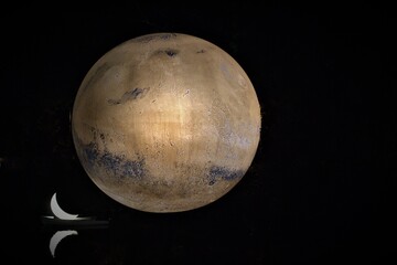 Obraz na płótnie Canvas moon in space
