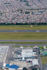 Vista aérea de Bogotá