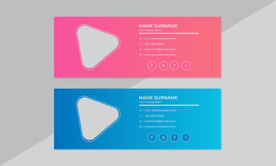 Email Signature Design Template