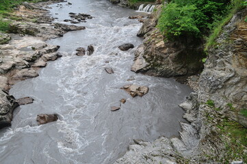 river in mountains