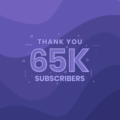 Thank you 65000 subscribers 65k subscribers celebration.