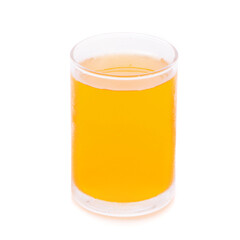 orange juice an isolated on white background