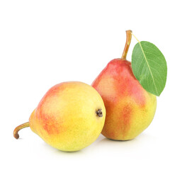 Pears isolated on white background