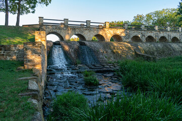 beautiful bridge over the river