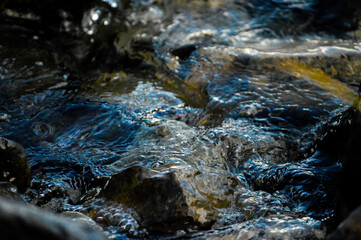 water flowing 