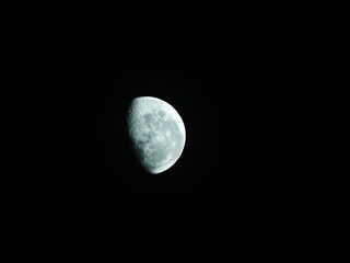 moon in the night sky