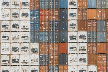 Container im Hafen von Rotterdam