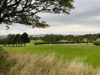 golf course in the morning