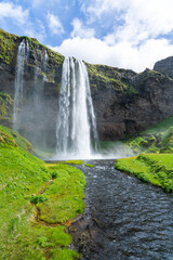 Svartifoss waterfall in Iceland