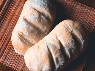 bread on the table