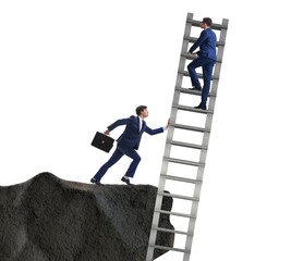 Business unethical competition concept with businessmen © Elnur