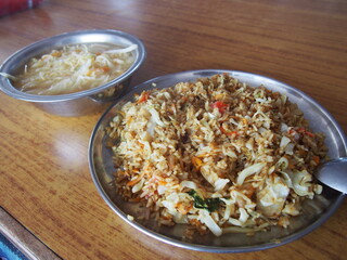Fried Rice and Noodles, ABC (Annapurna Base Camp) Trek, Annapurna, Nepal