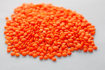 pile of high protein lentil