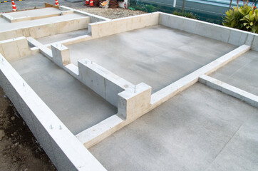 建設現場　基礎工事