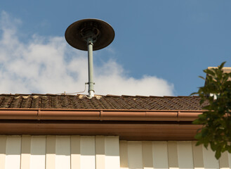 fire siren on a roof