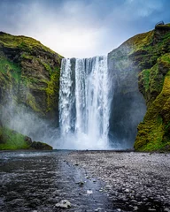 Fototapete Skógafoss waterfall in Iceland © Red 11 Media