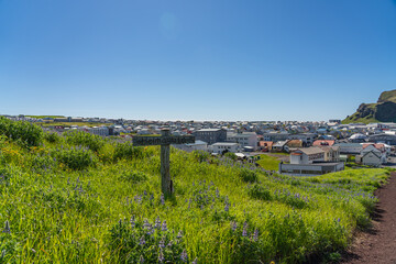 Quaint Coastal town in Iceland