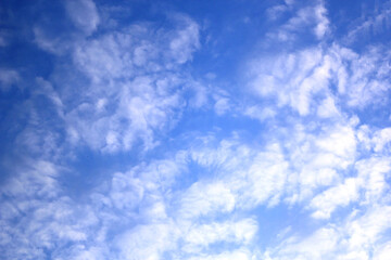 blue sky with clouds