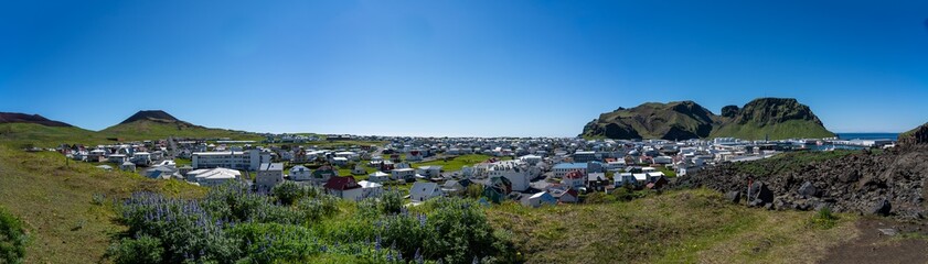 Obraz premium Quaint Coastal town in Iceland