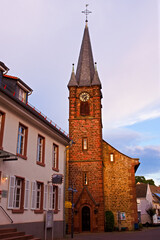 Obraz premium Evangelische Kirche in Niederdorfelden