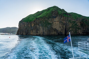 ellidaey island in Iceland