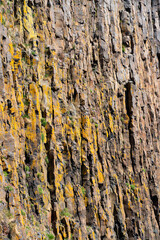 Picturesque rocky country side in Iceland
