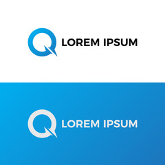 Letter Q logo. 