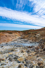 Sulphur hot springs in Iceland
