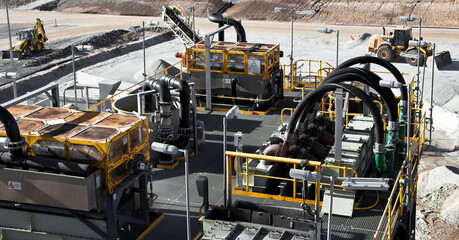Lithium Mine Processing Plant Western Australia. Mechanical processing used to refine lithium...