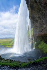 Beautiful waterfall in Iceland