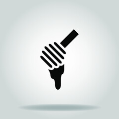 honey icon or logo in  glyph
