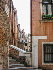 Fototapeta na wymiar Neighborhood in Venice, Italy