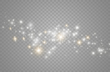 The dust sparks 