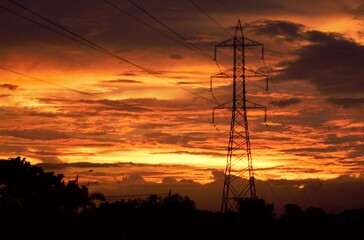atardecer en  costa rica