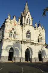 Fototapeta na wymiar Church in historical city