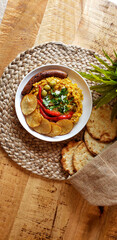 Plat typique tunisien Kafteji