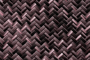 Rattan texture, detail handcraft bamboo weaving background. Brown wicker basket illustration