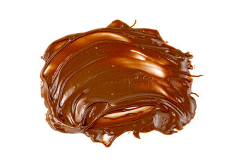Chocolate spread isolated on white background