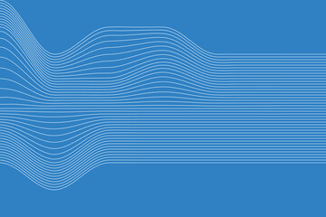 Wave Lines Pattern Abstract Background.