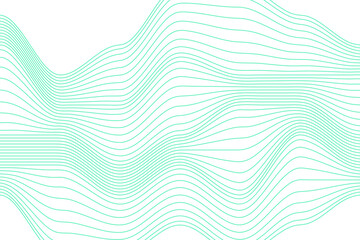 Wave Lines Pattern Abstract Background.