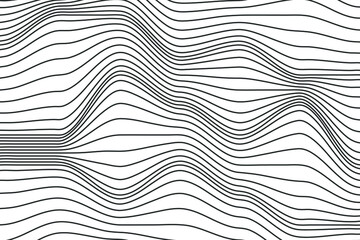 Wave Lines Pattern Abstract Background.
