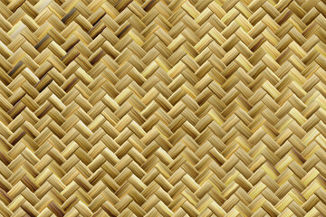 Rattan texture, detail handcraft bamboo weaving background. Brown wicker basket illustration