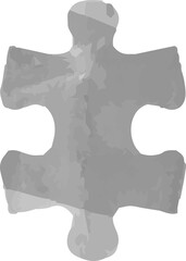 Monochrome Watercolor Puzzle