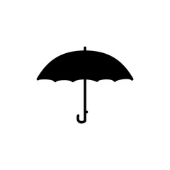 umbrella icon glyph style for your design