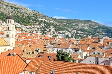 view of the old town dubrovnik