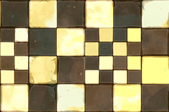 chess and cross box tile design