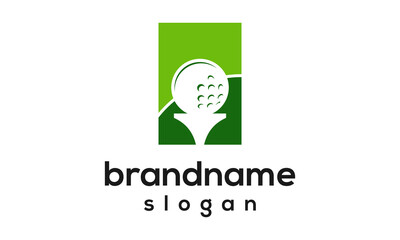 Golf logo design vector